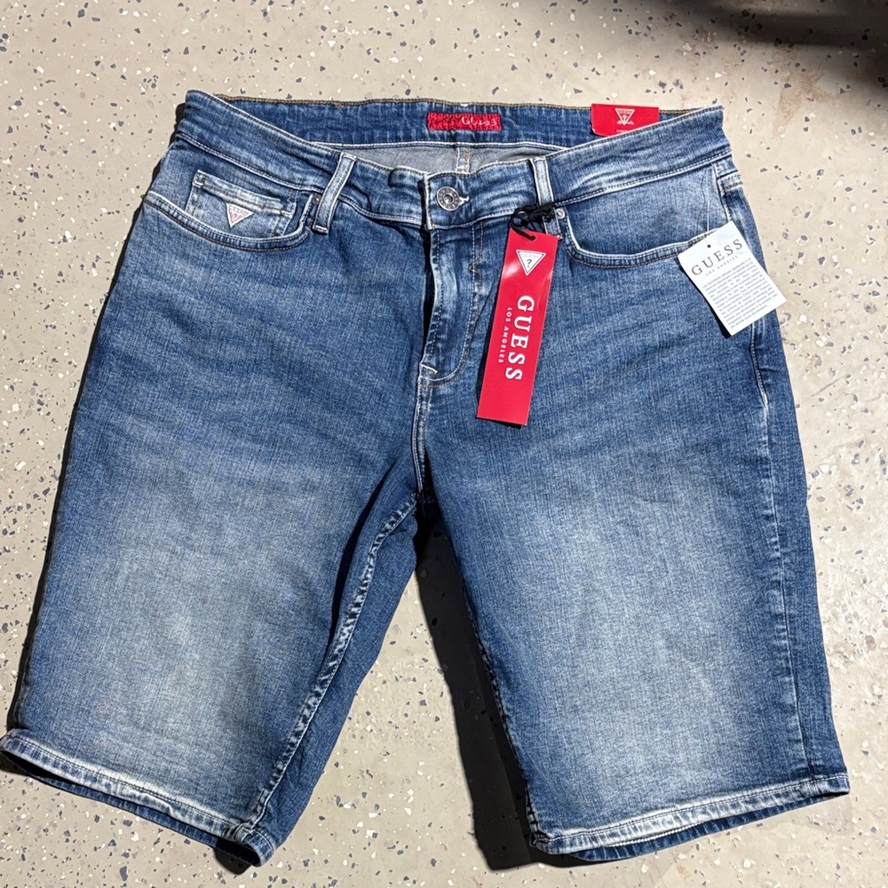 Guess Classic Blue Denim Shorts
